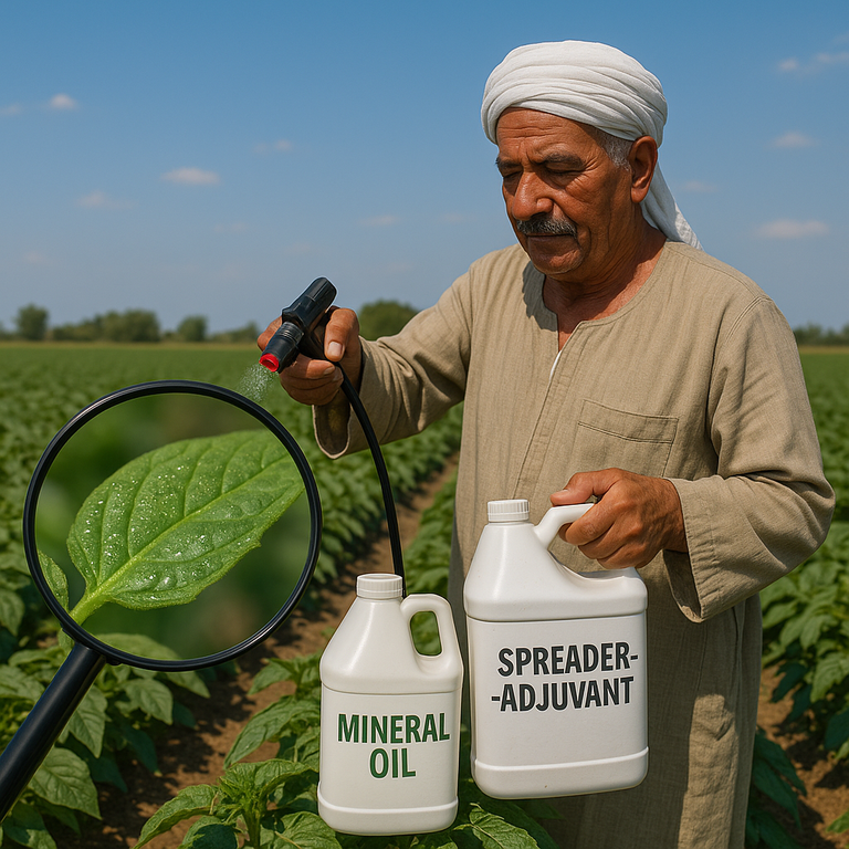 زيوت معدنية و مواد ناشرة